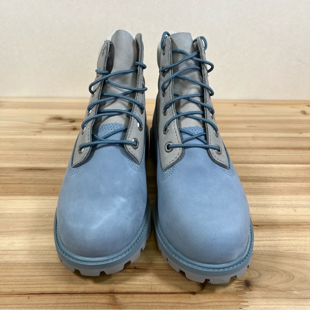 Timberland Premium 6 in waterproof boots men’s/youth 7 women's 8.5 blue grey - Picture 4 of 15